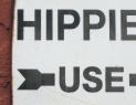 Hippie sign